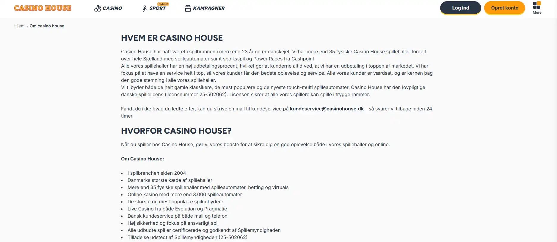 Casino House licens i Danmark: regulering og spillerbeskyttelse